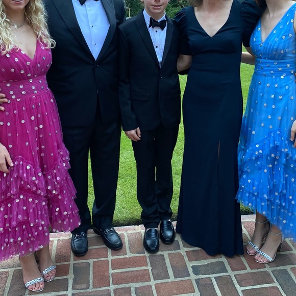 Marchesa Notte sequin dot tulle ruffle dress - Picture 13 of 14